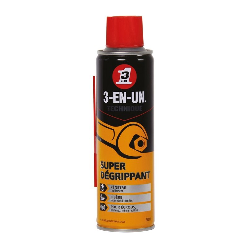 Super dégrippant 3 en 1 - Aérosol 250 ml