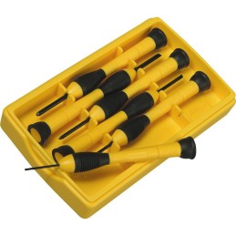 Tournevis de précision - Coffret de 6 pièces - Stanley