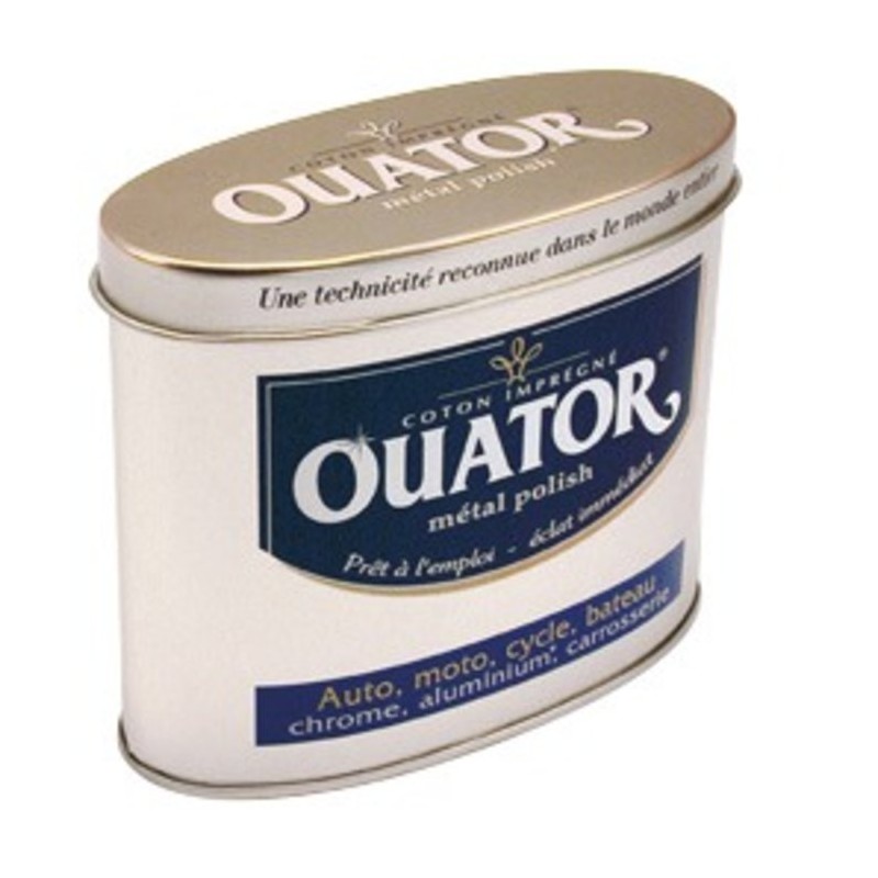 Ouator chrome aluminium inox  - Boîte métal 75 g