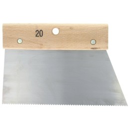 Couteau à colle Outibat - Denture pointure moyenne - 100 g/m² - Dimensions 200 mm