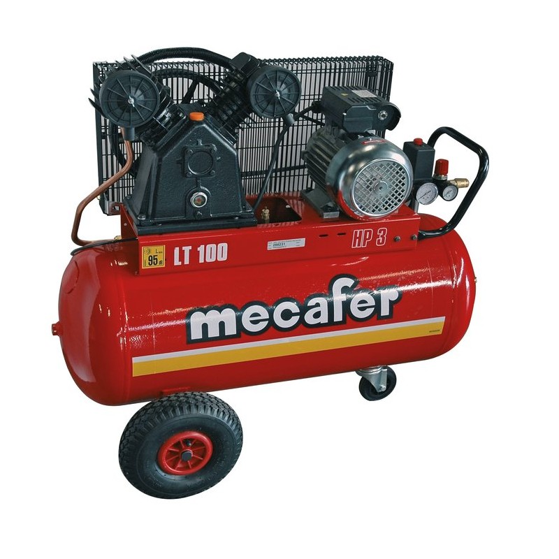 Compresseur LT100 Mecafer - 100 l - 3 HP