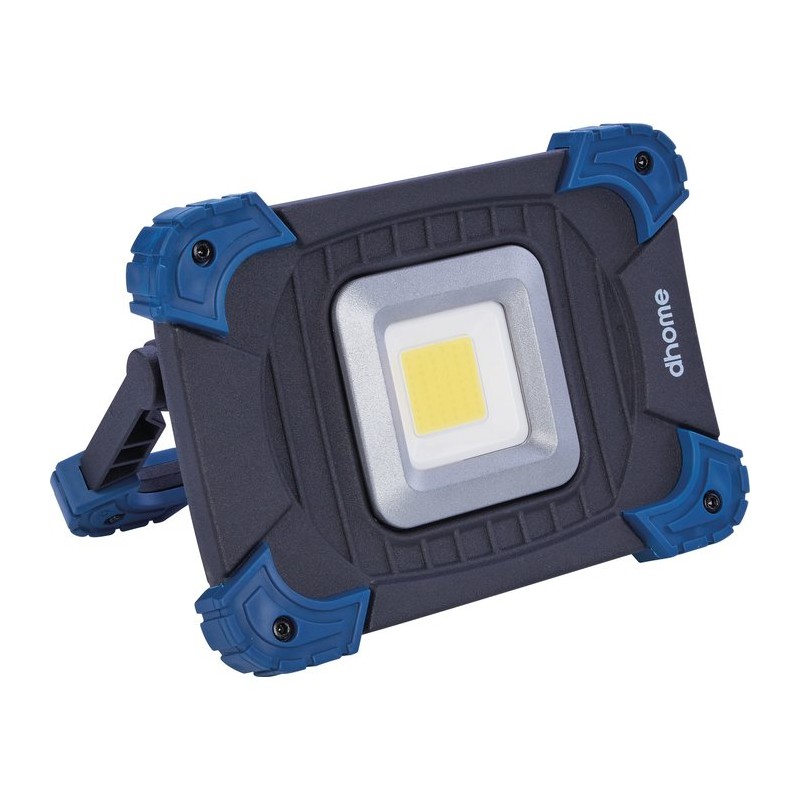 Projecteur LED - Erti - Dhome - 10 W - 1100 lumens - 5000 K - IP54 - Rechargeable