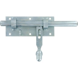 Verrou de box à gland acier zingué blanc Tirard & Burgaud - Diamètre 18 mm