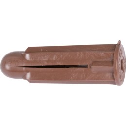Cheville à expansion marron - Crampon - Boîte de 100 pièces - Vinmer
