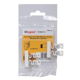 Système de moulure 32 x 12,5 mm Legrand - Embout