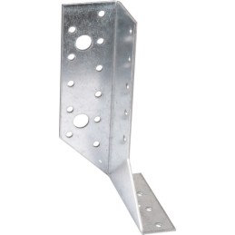 Sabot de solive aile extérieure réglable gauche - 140 x 65 mm - Alberts