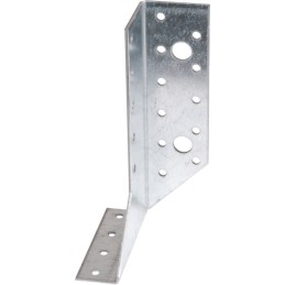 Sabot de solive aile extérieure réglable droit - 140 x 65 mm - Alberts