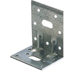 Equerre galvanisée réglable Alberts - Dimensions 77 x 64 x 50 mm