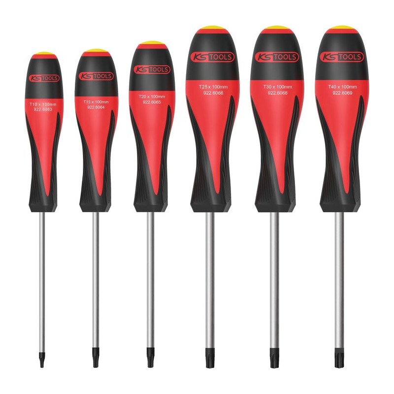 Jeu de 6 tournevis Torx - KS Tools
