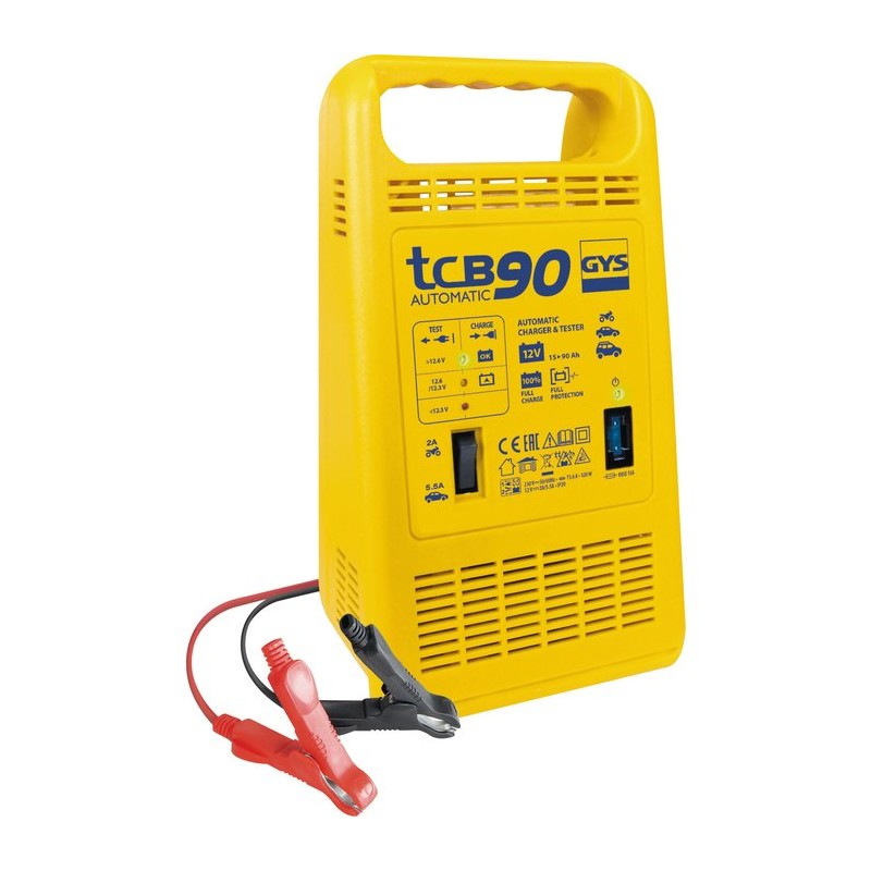 Chargeur de batterie TCB 90 automatic Gys - 15 à 90 Ah