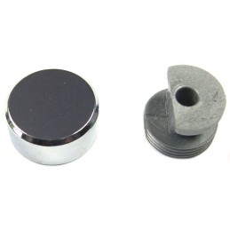 Patte à glace laiton chromé PVM - Diamètre 18 mm - Vendu par 4