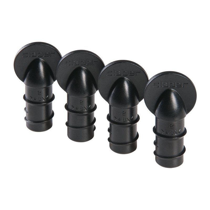 Bouchon - Tuyau Ø 13 mm - Boîte de 4 pièces - Claber