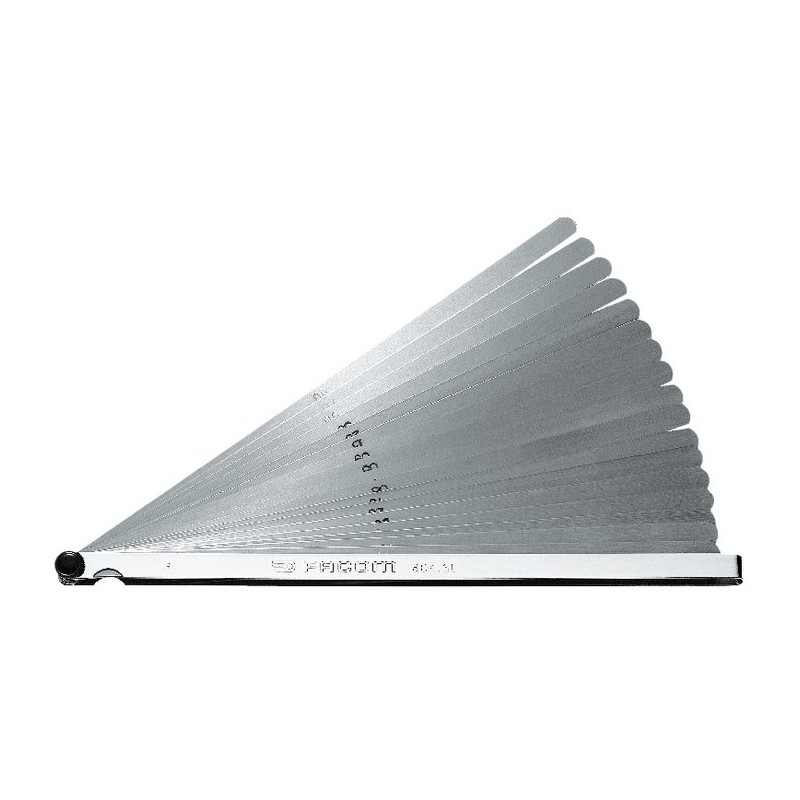 Jauge d'épaisseur métrique 19 lames rondes Facom - 90 mm