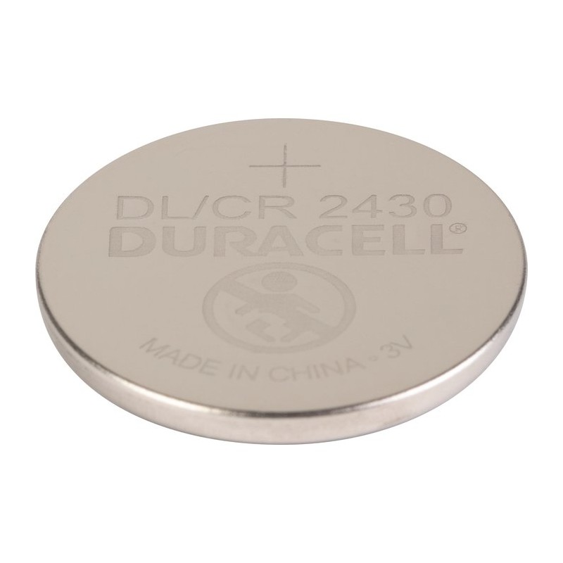 Pile CR2430 Duracell - Pile bouton - 3 V - Lithium - A l'unité