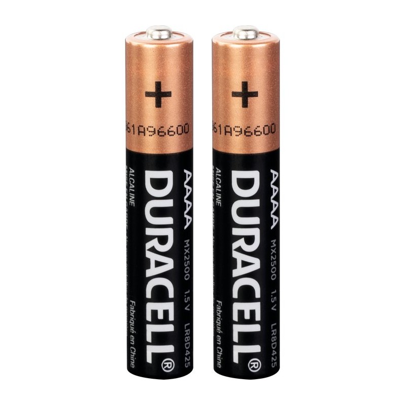 Piles Ultra AAAA Duracell - Blister de 2 - LR61 - Alcaline