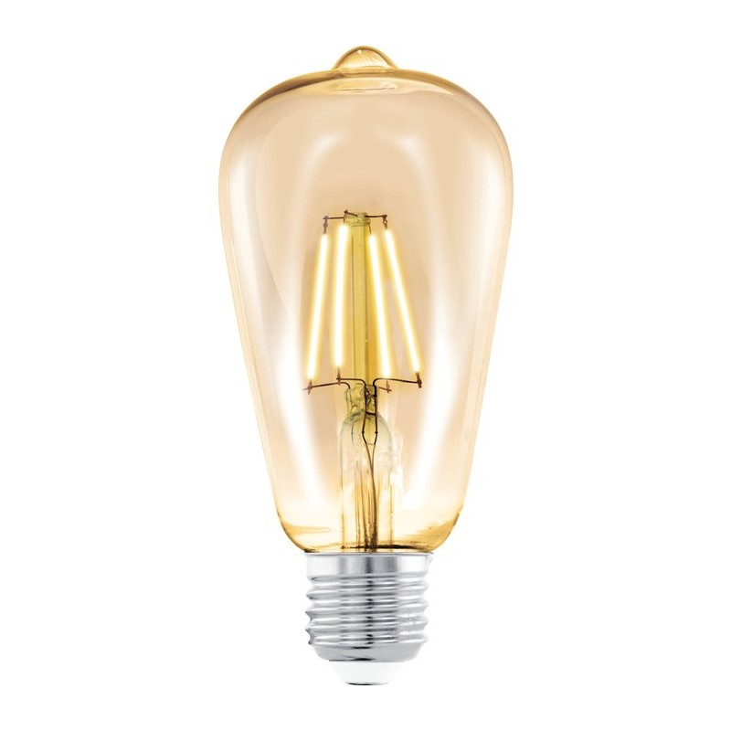 Ampoule vintage ST64 LED filament E27 Eglo - 220 Lumens - 4 W