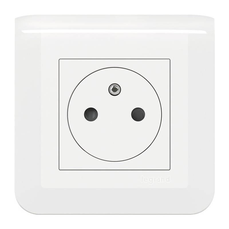 Prise 2P+T 16 A fixation vis Legrand - Mosaïc