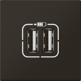 Prise double USB 2400 mA Legrand - Mosaïc - 2 modules