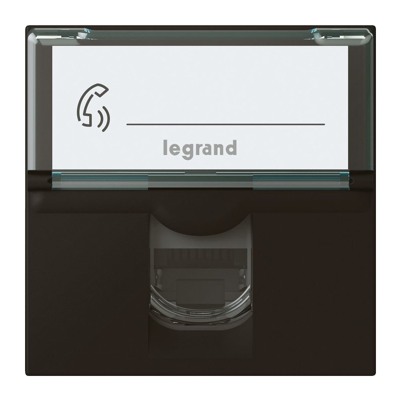 Prise RJ45 informatique - téléphone Legrand - Mosaïc - 2 modules