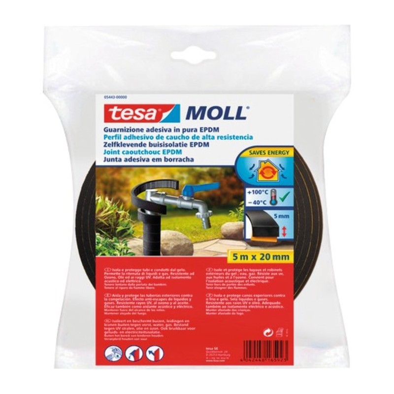 Joint d'isolation caoutchouc Tesa - 5 m