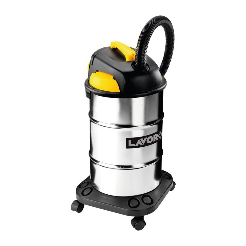 Aspirateur eau et poussières inox - Lavor - 30 litres