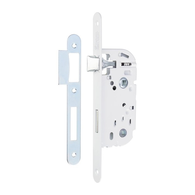 Serrure à encastrer bec de cane à condamnation monopoint gache incluse  Assa abloy