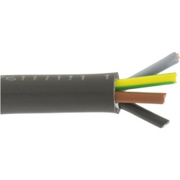 Câble U-1000 R2V noir 2,5 mm² - Couronne 50 m - 4G 2,5 mm²