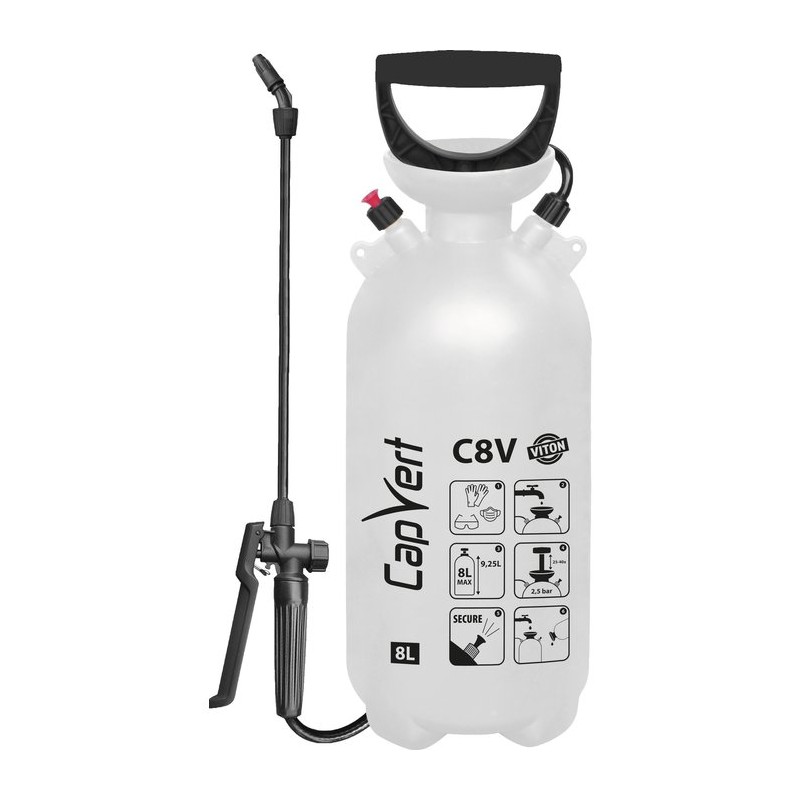 Pulvérisateur - C8 V - Capvert - A pression préalable - 8 l - Joint Viton