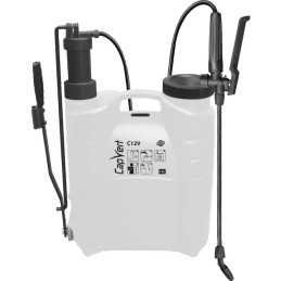 Pulvérisateur - C12 V - Capvert - A dos - A pression préalable - 12 l - Joint Viton