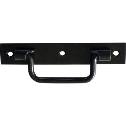 Poignée de persienne à pattes Torbel - Acier noir - Longueur 175 mm