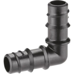 Jeu de 2 coude a 90° cannelé pour arrosage Claber - 1/2"