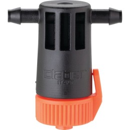 Jeu de 10 goutteurs en ligne 0-10 l/h Plus Claber - 1/4"