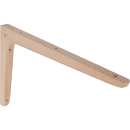 Equerre moderne bois hêtre Mottez - Dimensions 300 x 200 mm