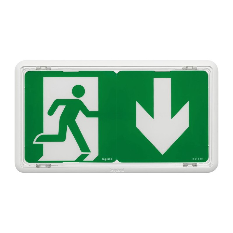 BAES d'évacuation saillie à LED Sati connecté Legrand - 45 lm - IP43 - IK07