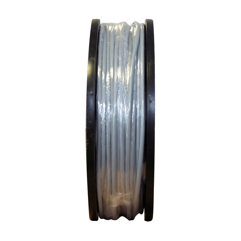 Câble H05 VV-F - 2 x 1,5 mm² - Dhome - Demi touret - L. 150 m - Blanc - Mètré