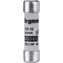 Cartouche industrielle cylindrique typegG  - Legrand - 8x32mm avec voyant - 16A