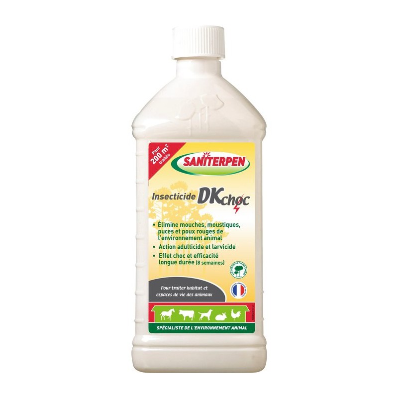 Saniterpen Insecticide DK CHOC pour animaux - Bidon 1 l
