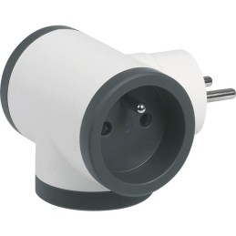 Fiche multiprise 3 sorties Legrand - Latérale -  2P+T