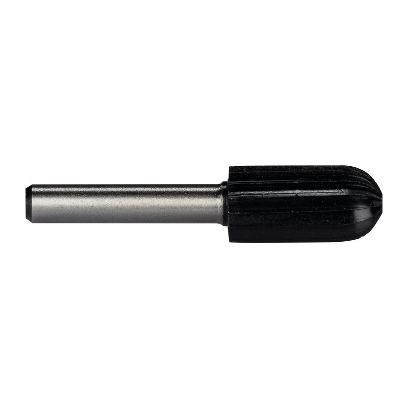 Râpe rotative cylindrique arrondie pour métaux SCID - Diamètre 12 mm - Hauteur de coupe 23 mm