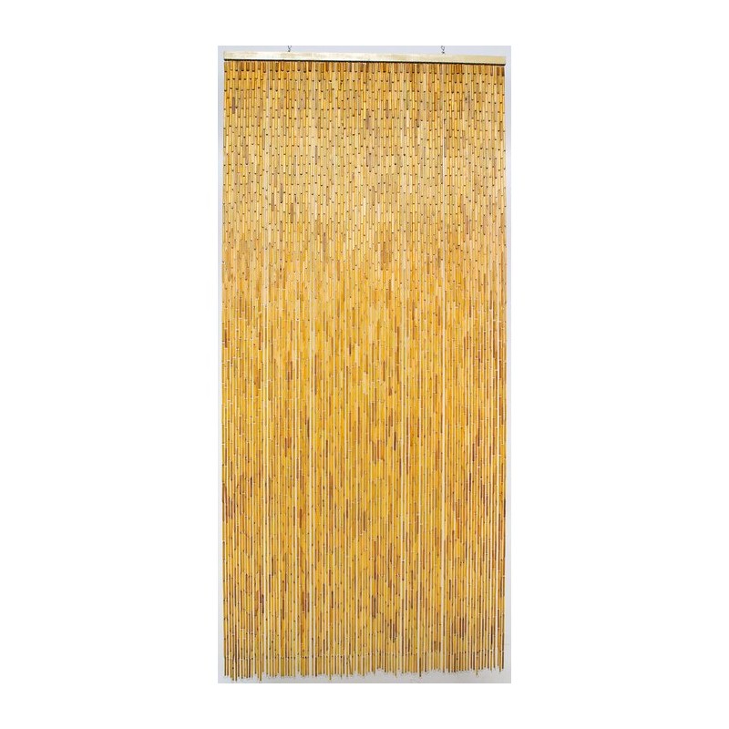 Rideau de porte - Bambou Naturel Morel - 90 x 200 cm