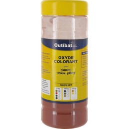 Colorant ciment synthétique Outibat - Rouge foncé - 1000 g