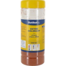 Colorant ciment synthétique Outibat - Orange ocre - 500 g