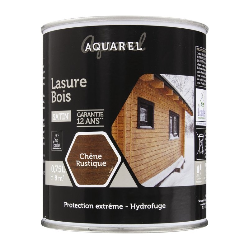 Lasure Aquarel Reca - 0,75 l - Chêne rustique
