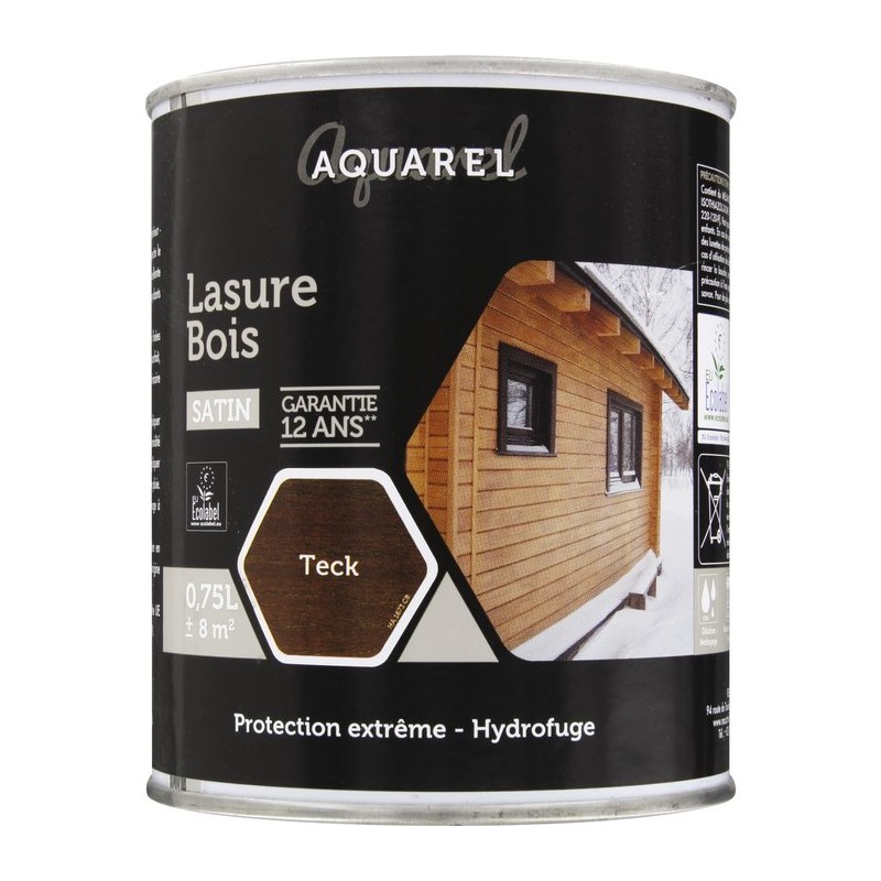 Lasure Aquarel Reca - 0,75 l - Teck