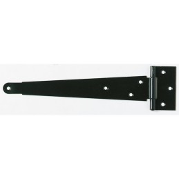 Penture anglaise cataphorèse noire axe composite Mermier Quincaillerie - Longueur 15 cm