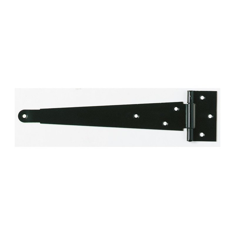 Penture anglaise cataphorèse noire axe composite Mermier Quincaillerie - Longueur 15 cm