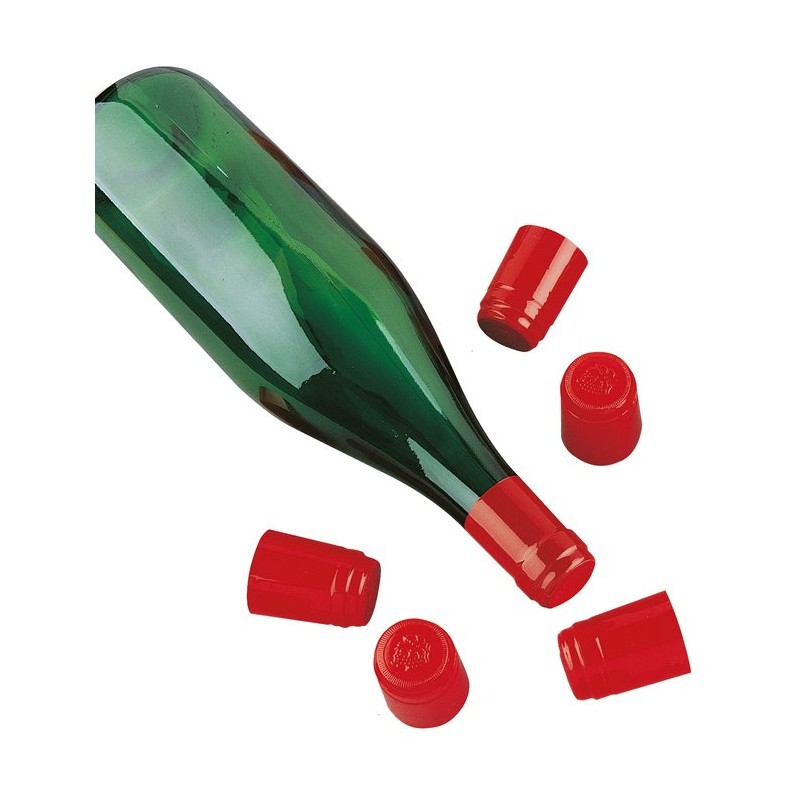 Capsule PVC Duhallé - Rouge - Vendu par 50