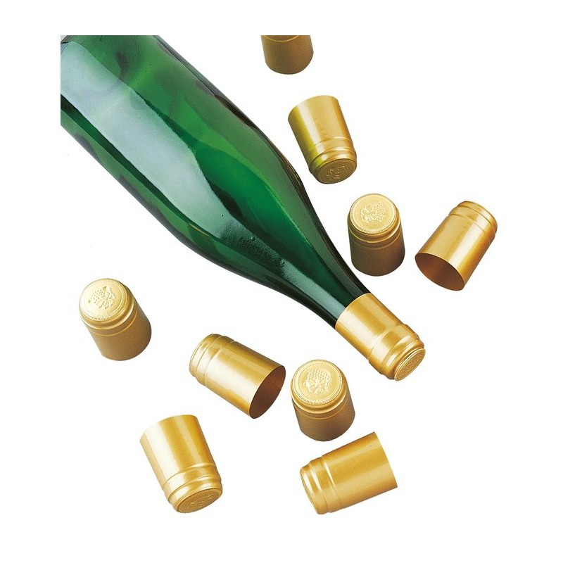 Capsule PVC Duhallé - Or - Vendu par 50