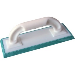 Taloche de carreleur à joint Outibat - Semelle verte - Dimensions 250 x 100 mm