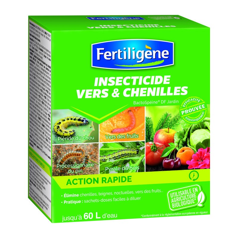Insecticide vers et chenilles - Fertiligène - 30 g